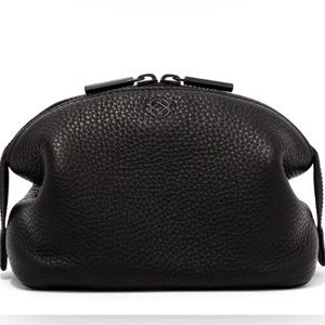 Dagne Dover Small Lola Leather Pouch in Black